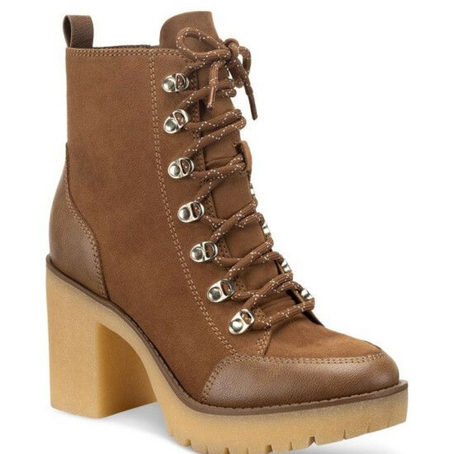 Shoes * | Promo Sun + Stone Lennonn Lace-Up Booties, Created For Macy'S