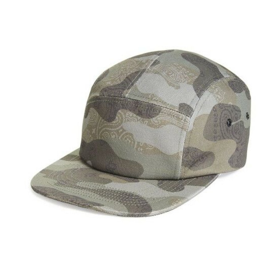 Men * | Outlet Sun + Stone Men'S Paisley Panel Hat, Created For Macy'S Camo