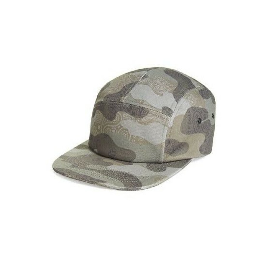 Men * | Outlet Sun + Stone Men'S Paisley Panel Hat, Created For Macy'S Camo