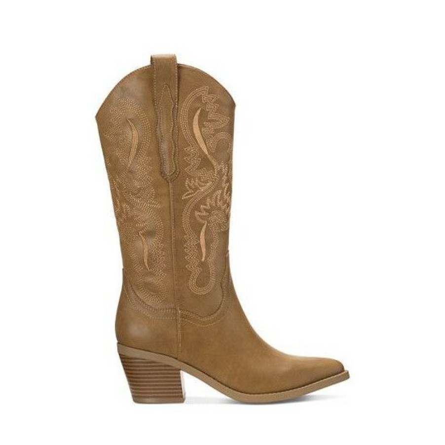 Shoes * | Best Sale Sun + Stone Bernarrd Western Boots, Created For Macy'S