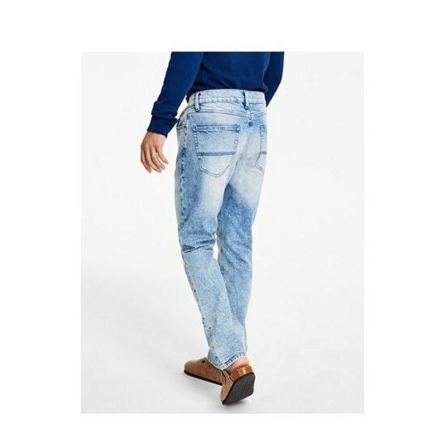 Men * | Brand New Sun + Stone Men'S Tobias Slim-Fit Jeans, Created For Macy'S Pastel Blue