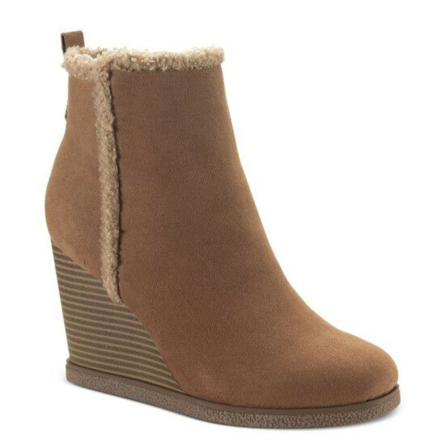 Shoes * | Wholesale Sun + Stone Camillia Wedge Booties, Created For Macy'S