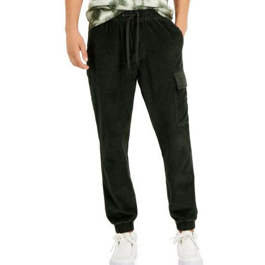 Men * | Best Pirce Sun + Stone Men'S Corduroy Jogger Pants, Created For Macy'S