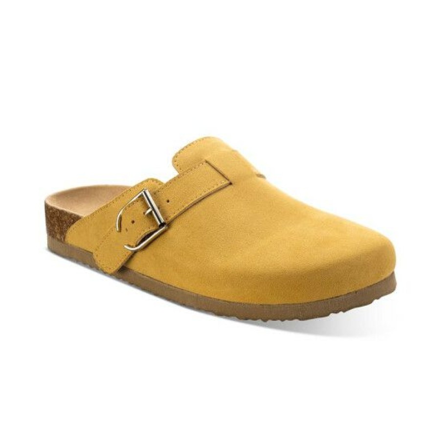 Shoes * | Flash Sale Sun + Stone Perlaa Mules, Created For Macy'S Yellow