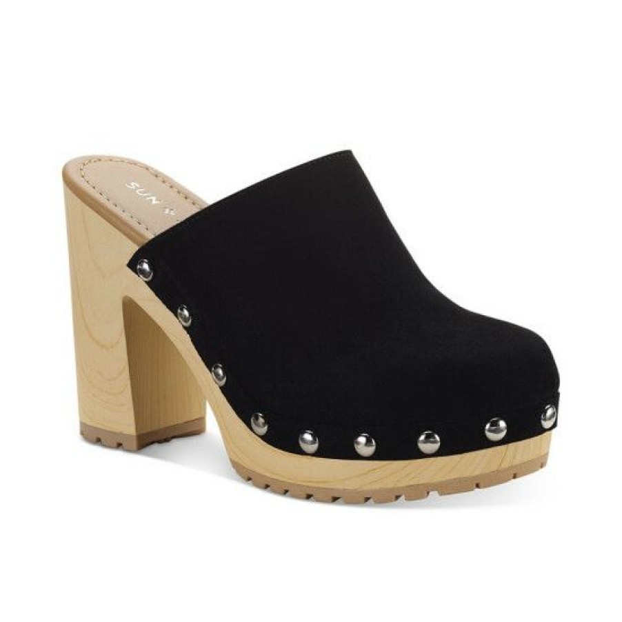 Shoes * | Cheap Sun + Stone Taanya Studded Clogs, Created For Macy'S