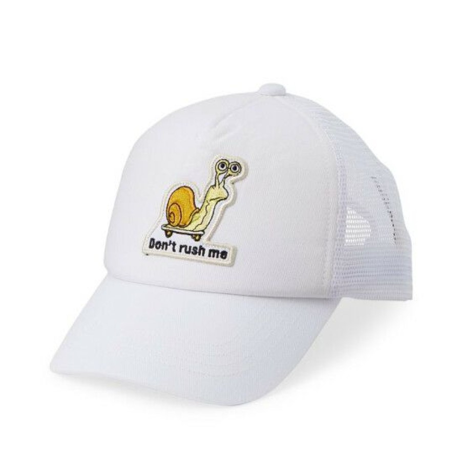 Men * | Cheap Sun + Stone Men'S Snail Graphic Cap, Created For Macy'S White