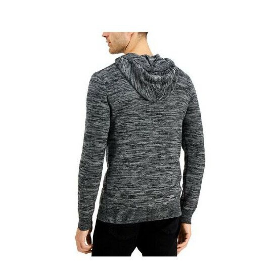 Men * | Best Pirce Sun + Stone Men'S Solid Marled Hooded Sweater, Created For Macy'S