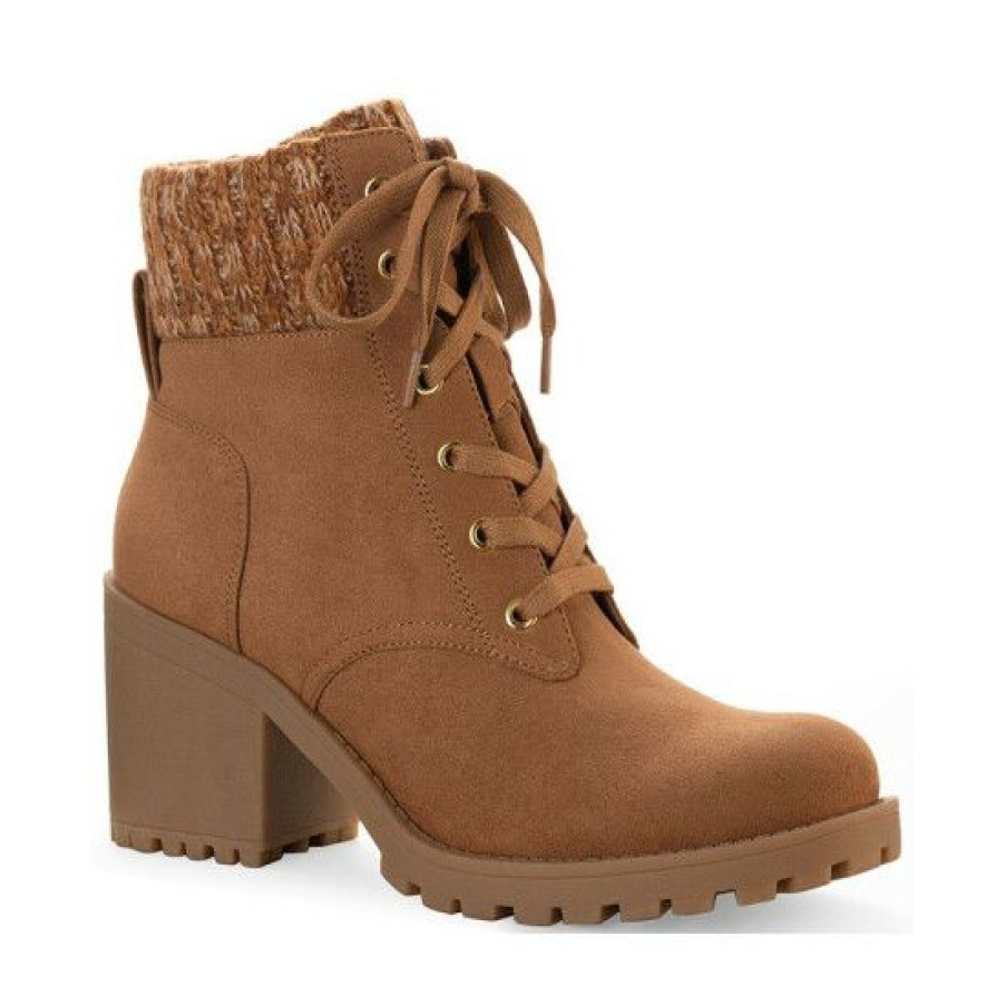 Shoes * | Cheap Sun + Stone Romina Lace-Up Hiker Booties, Created For Macy'S