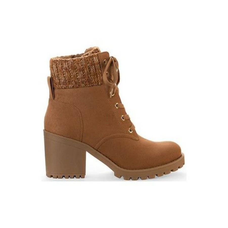 Shoes * | Cheap Sun + Stone Romina Lace-Up Hiker Booties, Created For Macy'S