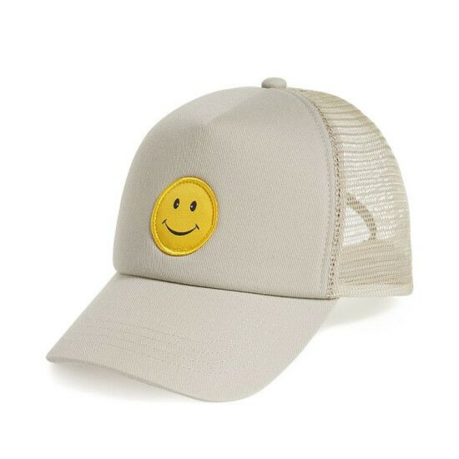 Men * | Best Pirce Sun + Stone Men'S Smiley Baseball Hat, Created For Macy'S Grey