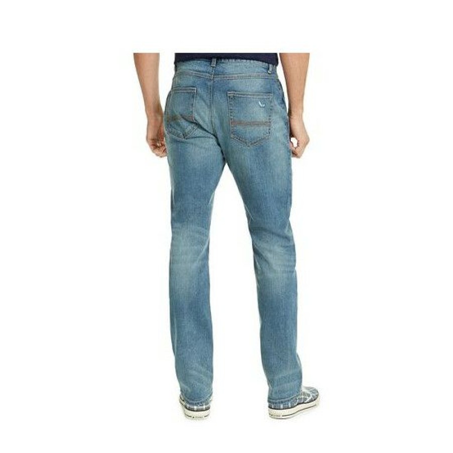 Men * | Buy Sun + Stone Men'S Straight-Fit Knickerbocker Jeans, Created For Macy'S Blast Wash