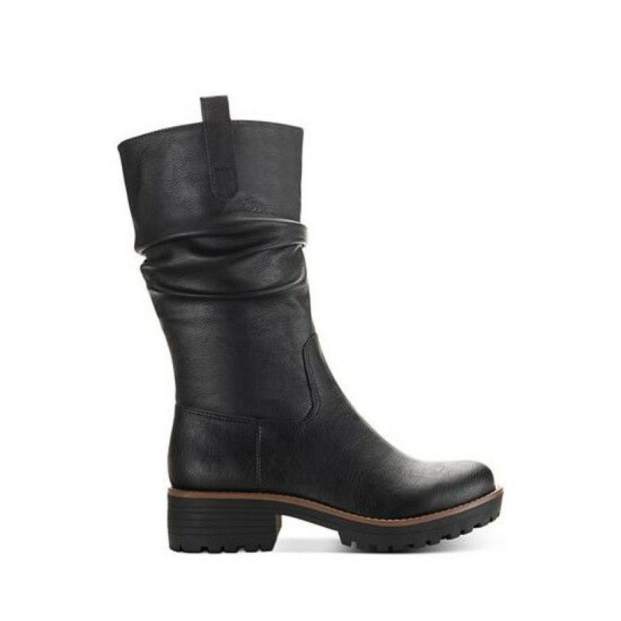 Shoes * | Outlet Sun + Stone Nelliee Lug Sole Slouch Boots, Created For Macy'S