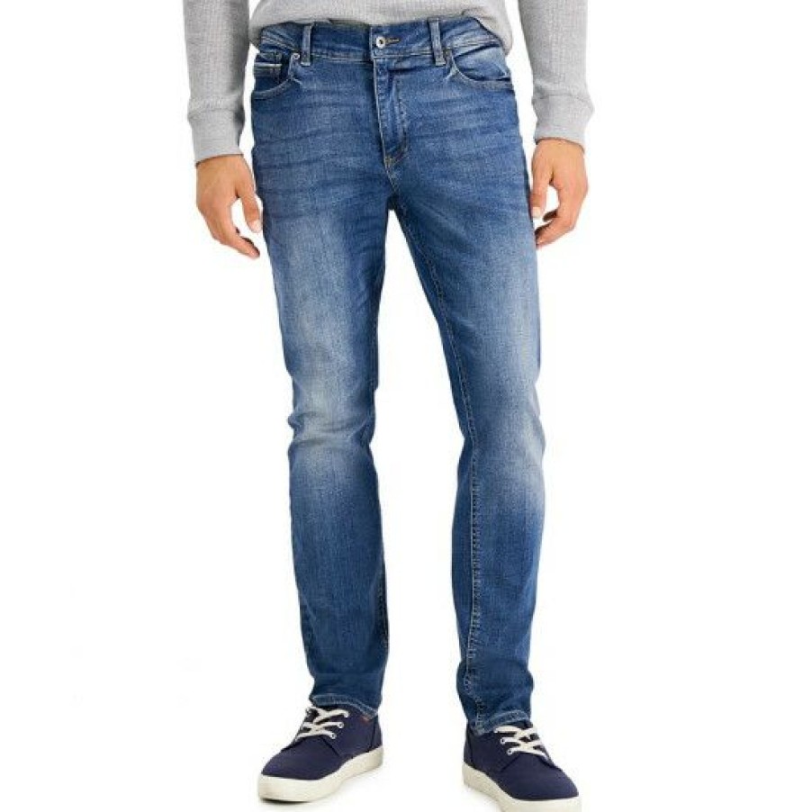 Men * | Coupon Sun + Stone Men'S Kalb Slim-Fit Jeans, Created For Macy'S Blast Wash