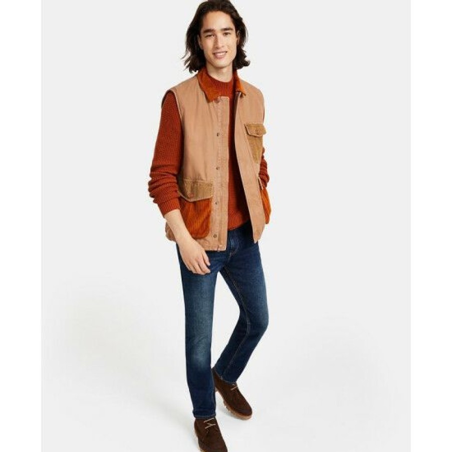 Men * | Deals Sun + Stone Men'S Sweater, Vest & Jeans