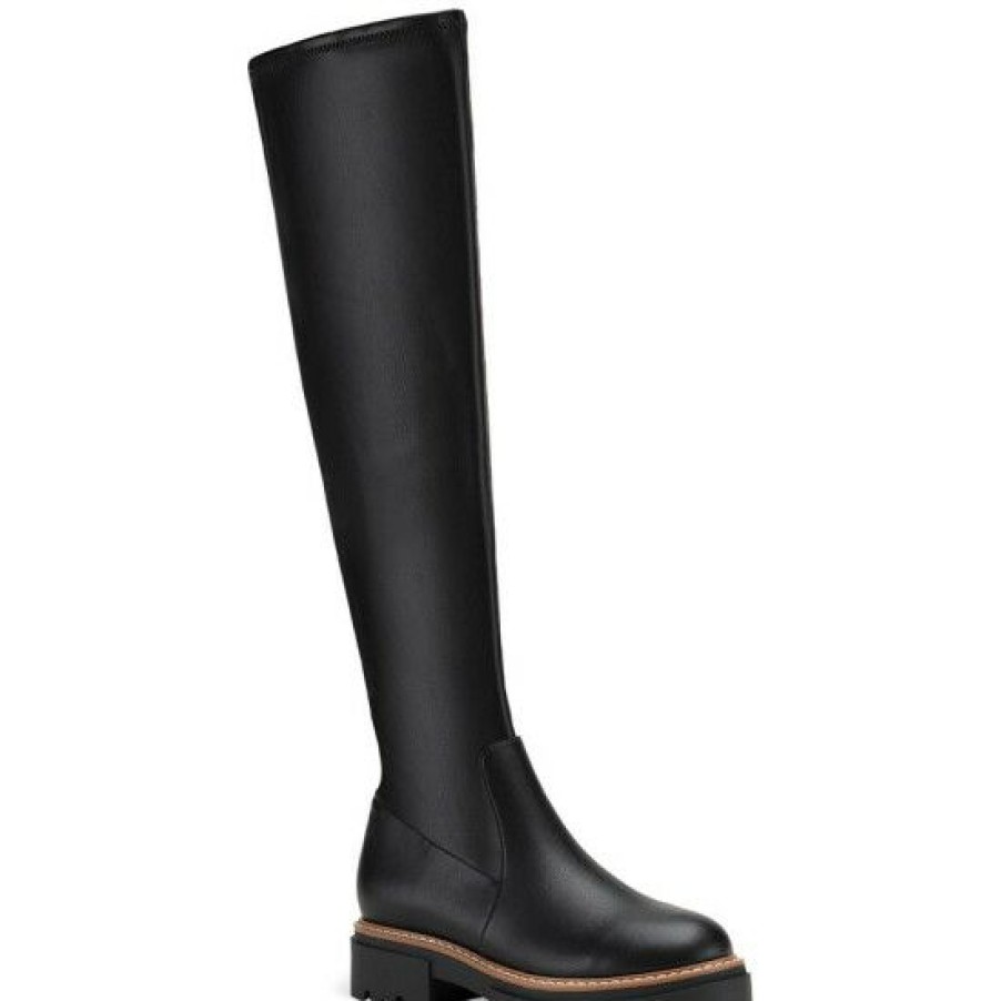 Shoes * | Buy Sun + Stone Jacksonn Over-The-Knee Lug Boots, Created For Macy'S