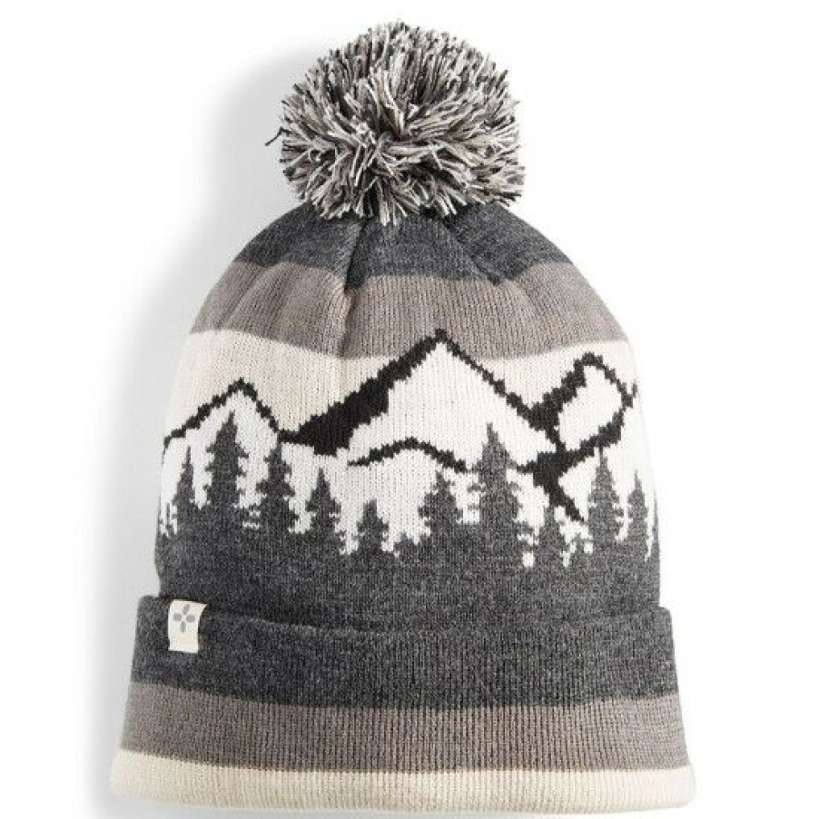 Men * | Flash Sale Sun + Stone Men'S Mountain Pom Beanie, Created For Macy'S