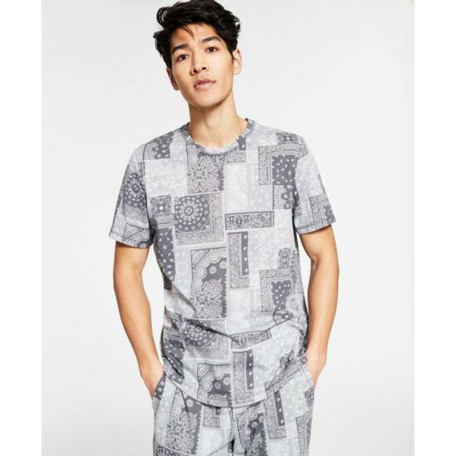 Men * | Cheap Sun + Stone Men'S Paisley Pajama Top