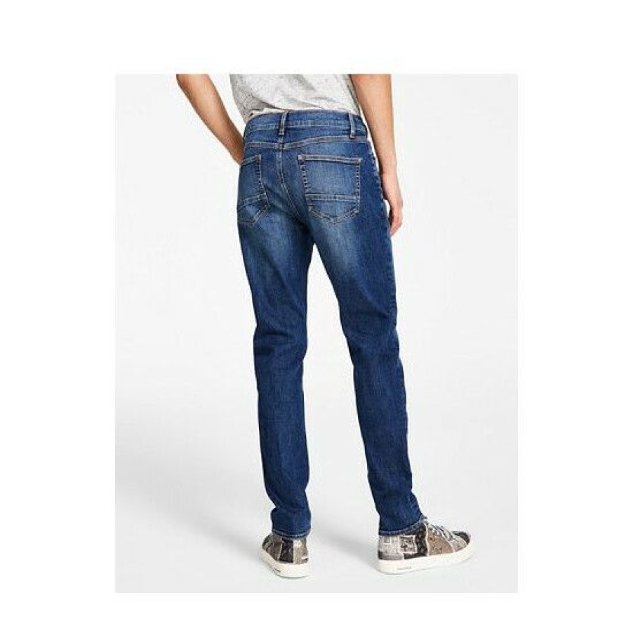 Men * | Budget Sun + Stone Men'S Athletic Fit Jeans, Created For Macy'S Blue Medium Wash