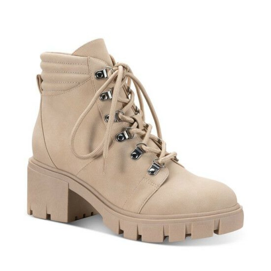 Shoes * | Brand New Sun + Stone Ruthee Lug Sole Booties, Created For Macy'S