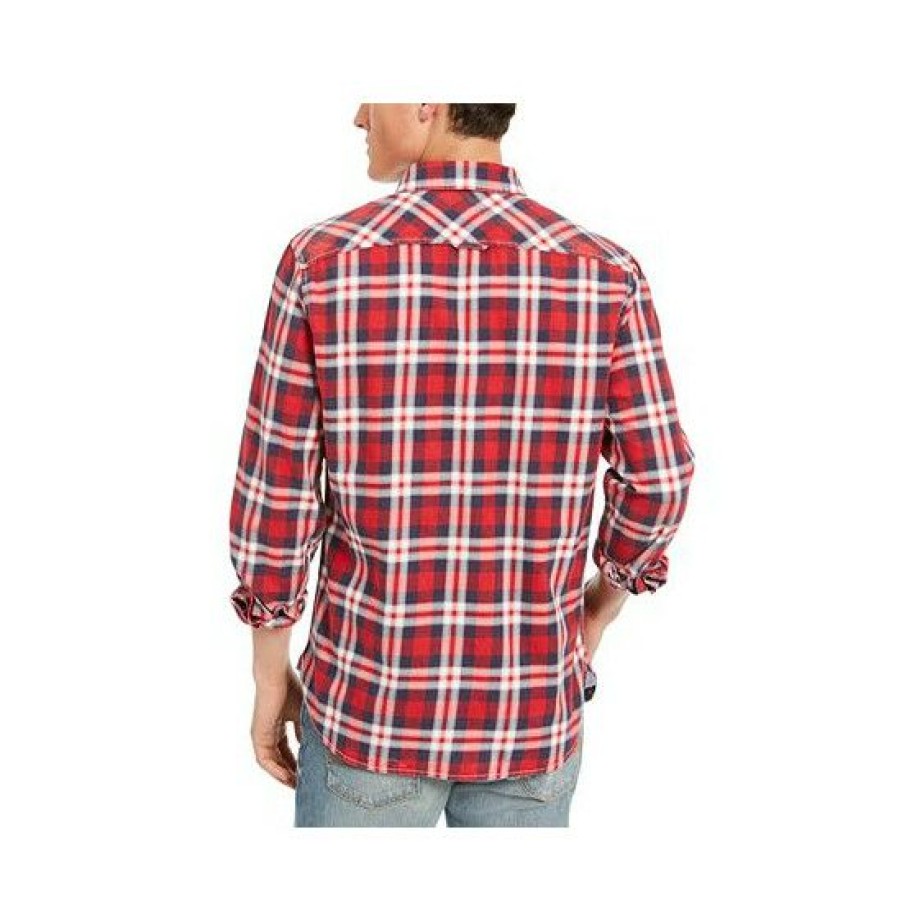 Men * | Discount Sun + Stone Men'S Garcia Plaid Shirt, Created For Macy'S