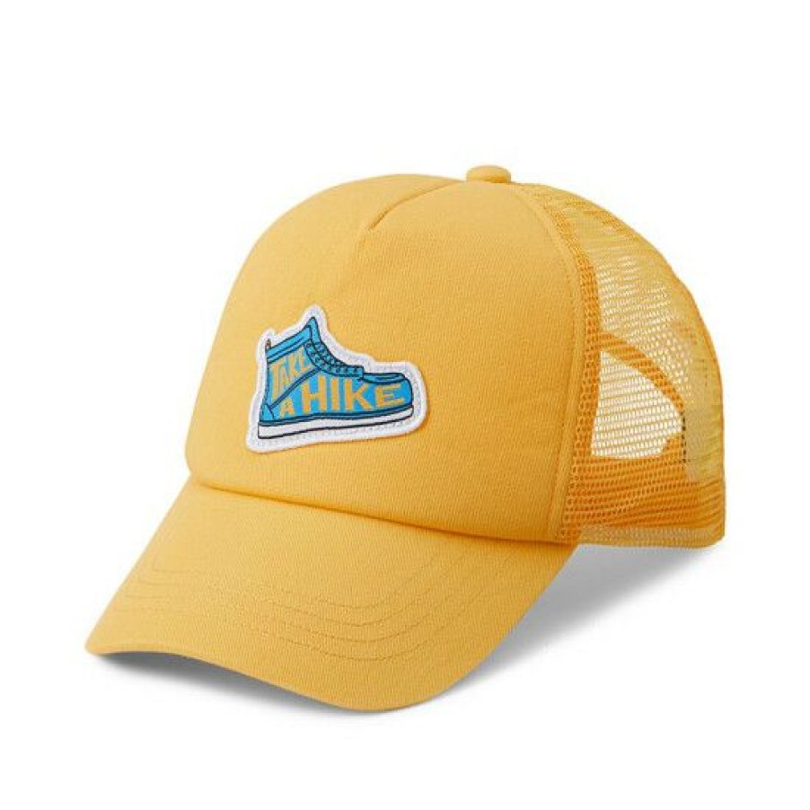 Men * | Top 10 Sun + Stone Men'S Take A Hike Graphic Cap, Created For Macy'S Mustard