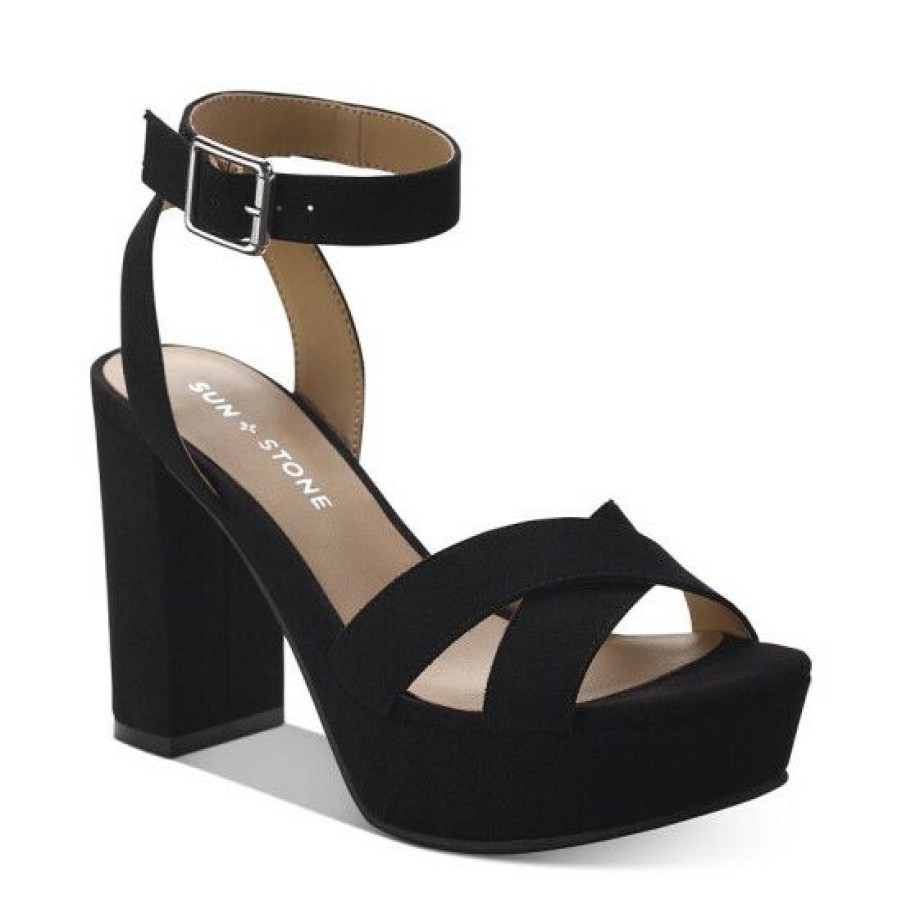 Shoes * | Brand New Sun + Stone Lillah Dress Sandals, Created For Macy'S