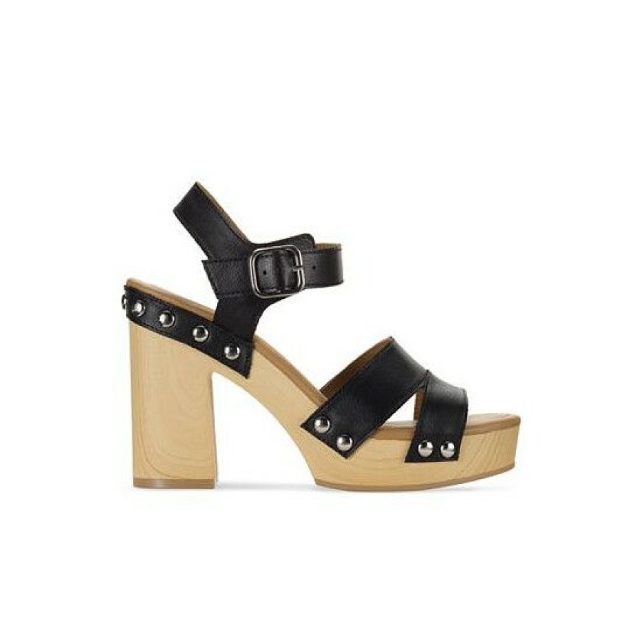 Shoes * | Hot Sale Sun + Stone Deleste Dress Sandals, Created For Macy'S Black