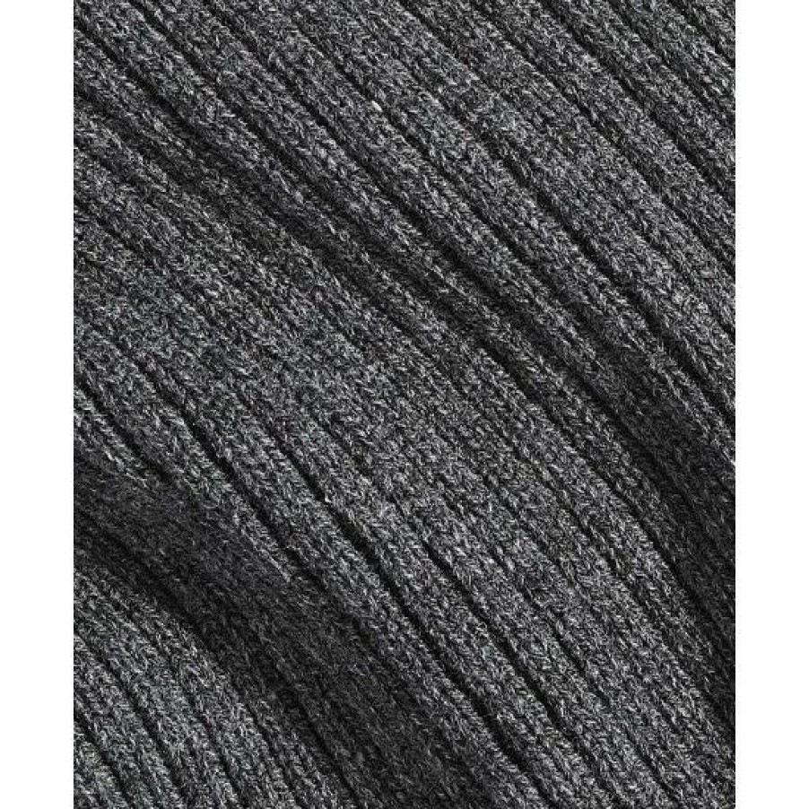 Men * | Budget Sun + Stone Men'S Solid Ribbed Scarf, Created For Macy'S Grey