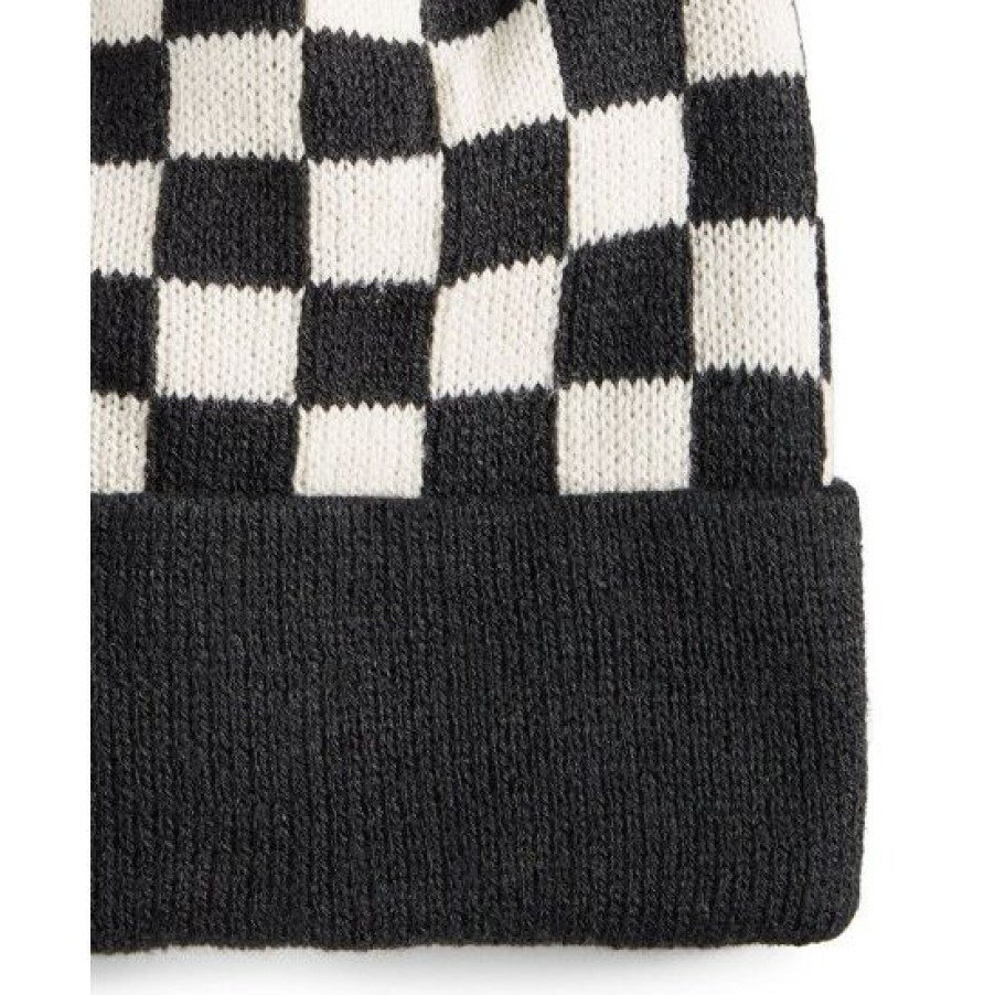 Men * | Best Sale Sun + Stone Men'S Checkerboard Beanie, Created For Macy'S