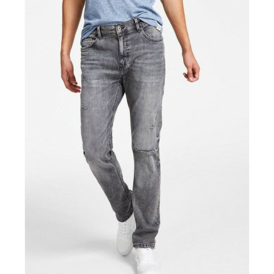 Men * | Cheapest Sun + Stone Men'S Regular-Fit Tarin Street Jeans, Created For Macy'S Black