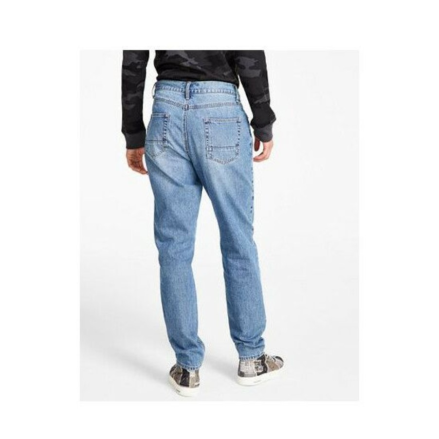 Men * | Buy Sun + Stone Men'S Abel Light Wash 90S-Style Jeans, Created For Macy'S Star Blue Light