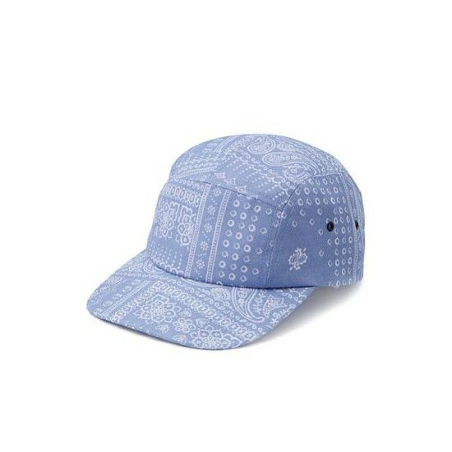 Men * | Wholesale Sun + Stone Men'S Paisley-Print Cap, Created For Macy'S Denim/ White