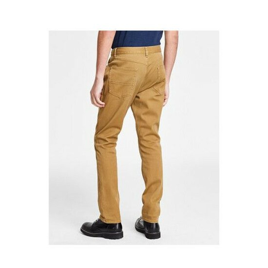 Men * | Cheap Sun + Stone Men'S Mark Slim-Fit Jeans, Created For Macy'S Dull Gold