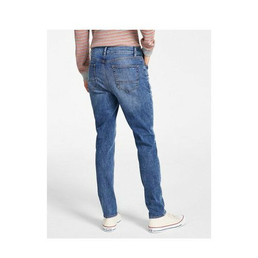 Men * | Cheap Sun + Stone Men'S Athletic Fit Jeans, Created For Macy'S Blue Medium Wash