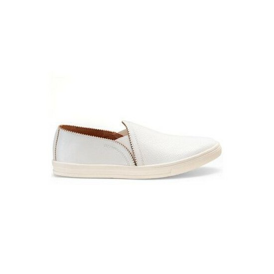 Shoes * | Wholesale Sun + Stone Mariam Slip-On Sneakers, Created For Macy'S White Snake